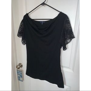 Gap Lace Short Sleeve Top